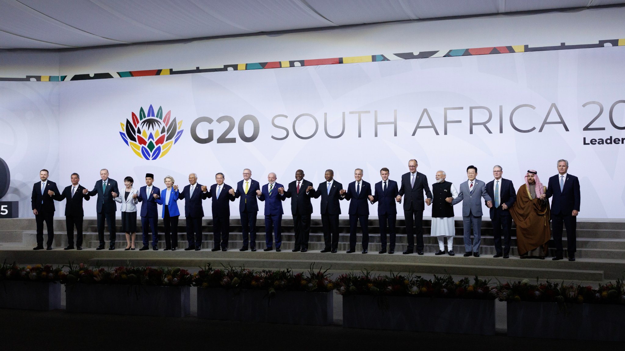 G20 leaders' family photo in Johannesburg, November 22, 2025