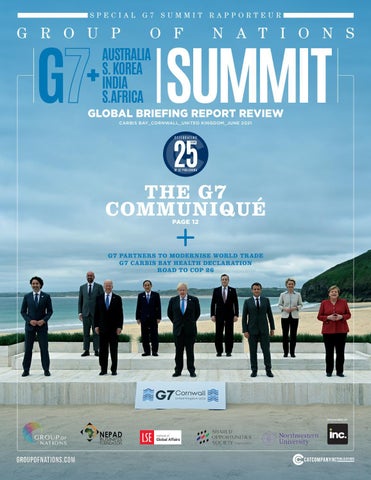 Front cover: G7 Summit UK Global Briefing Report