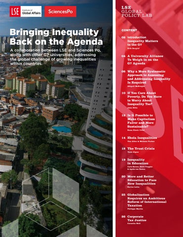 Front cover: The London School of Economics and Sciences Po