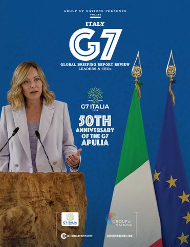 Front cover: G7 Italy Global Briefing Report Review 2024