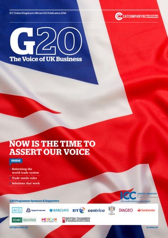 Front cover: The ICC UK G20 Global Influence Project