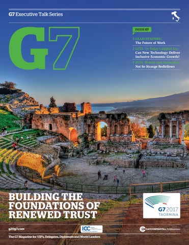 Front cover: The G7 Executive Talk Series, 20th Issue