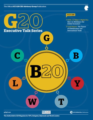 Front cover: G20 Business Summit Publication