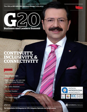 Front cover: ICC G20 Business and Leaders Summit
