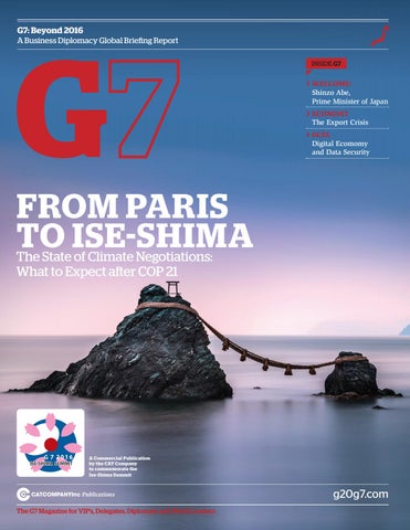 Front cover: G7 Summit Japan 2016