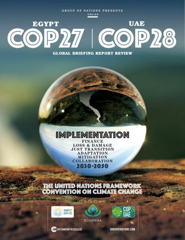 Front cover: COP27 and COP28 Global Briefing Report
