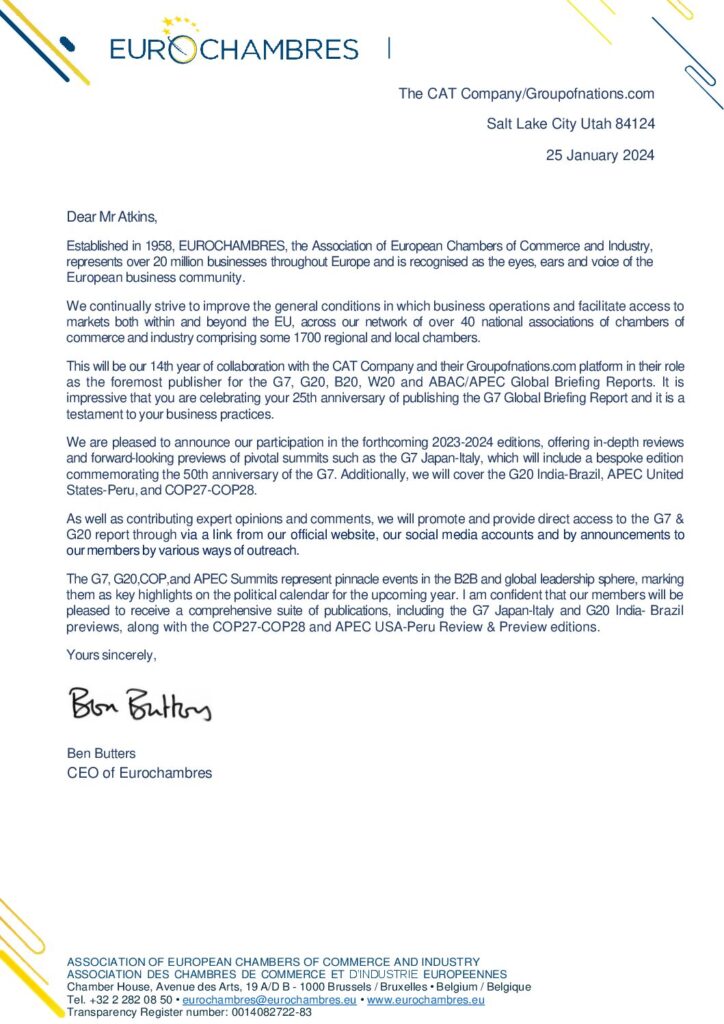 Eurochambres &mdash; Endorsement, 2023&ndash;24