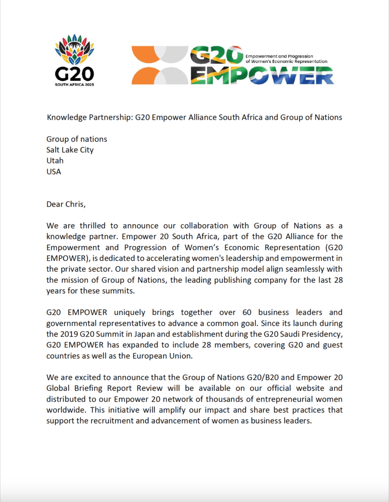 Empower 20 &mdash; Endorsement, second page
