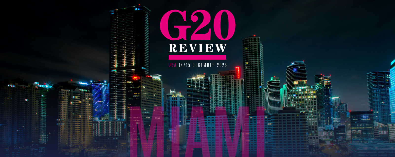 G20 Miami 2026 — the United States presidency